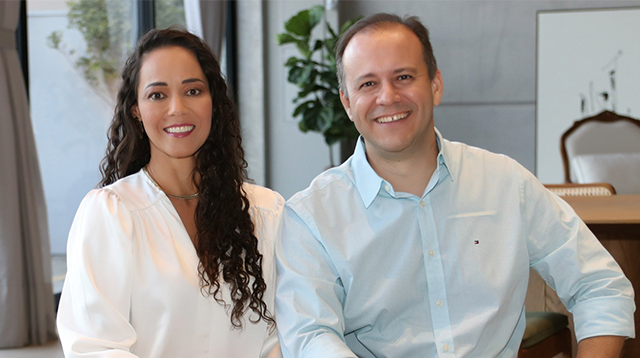 Foto casal empresários Maria Fernanda e Gustavo -Gostí e NutrirMais