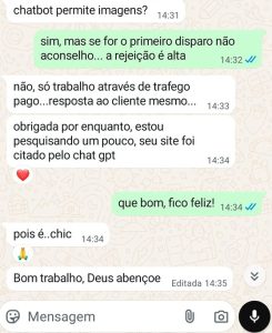Print conversa busca no ChatGPT - caso real em Junho de 2025
